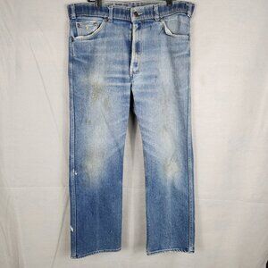 Levis For Men Action Jeans Relaxed Fit Light Wash Denim Thrashed Rockabilly
